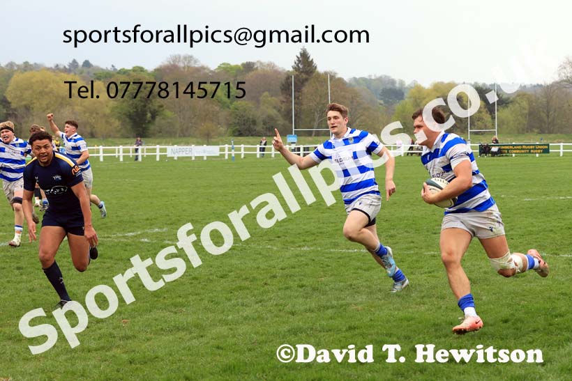 Tynedale v Leeds Tykes, Tynedale Park, Corbridge, Northumberland. Photo: David T. Hewitson/Sports for All Pics